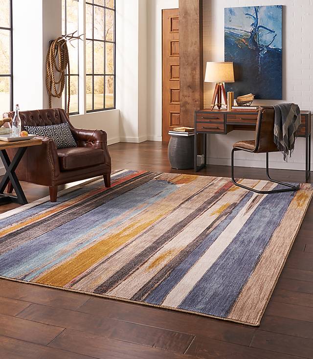 Amilyn Blue 5'3 x 7'10 Rug - Thumbnail - Image 2