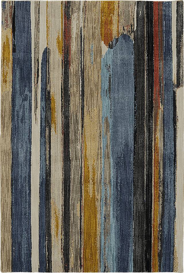 Amilyn Blue 5'3 x 7'10 Rug - Thumbnail - Image 1