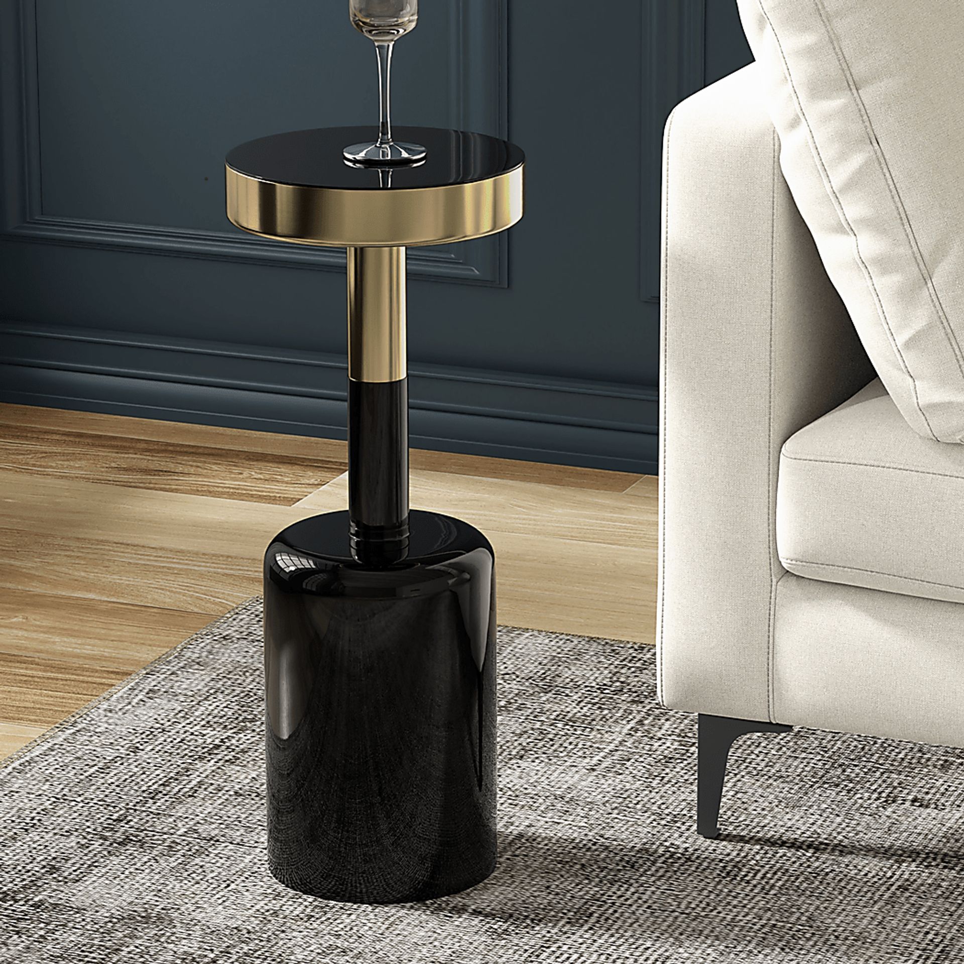 Aminata Black Side Table - Image 2