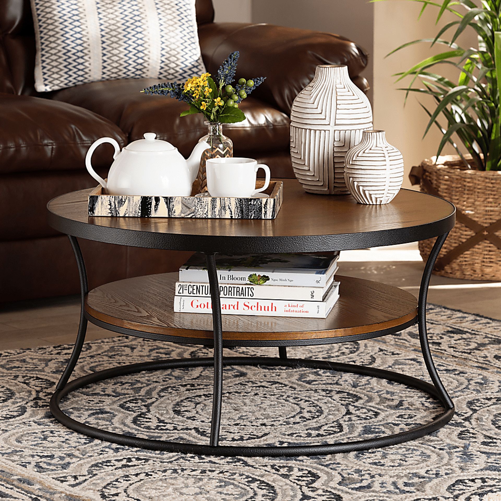 Amiot Walnut Cocktail Table - Image 4