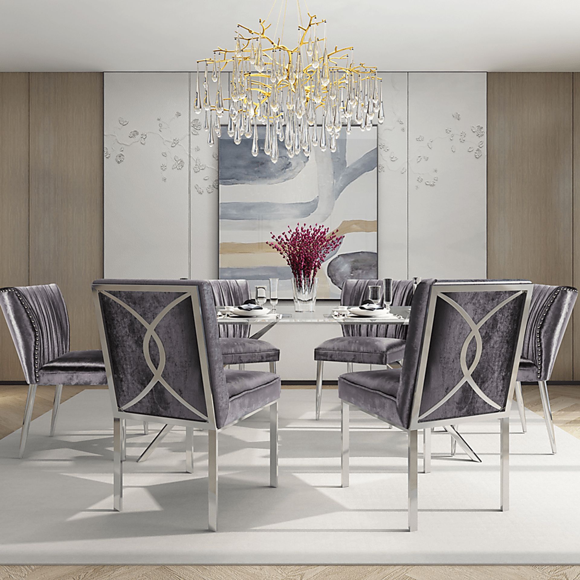 Amis Gray Dining Chair - Image 3
