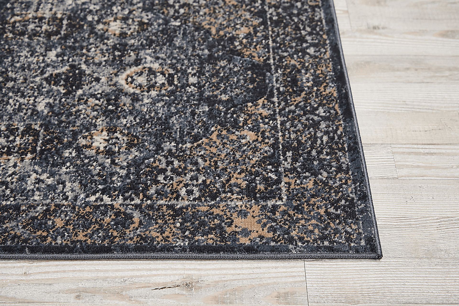 Amisia Navy 2'2 x 7'7 Runner Rug - Image 2