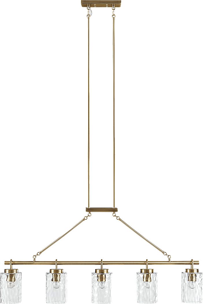 Amity Park Brass Chandelier