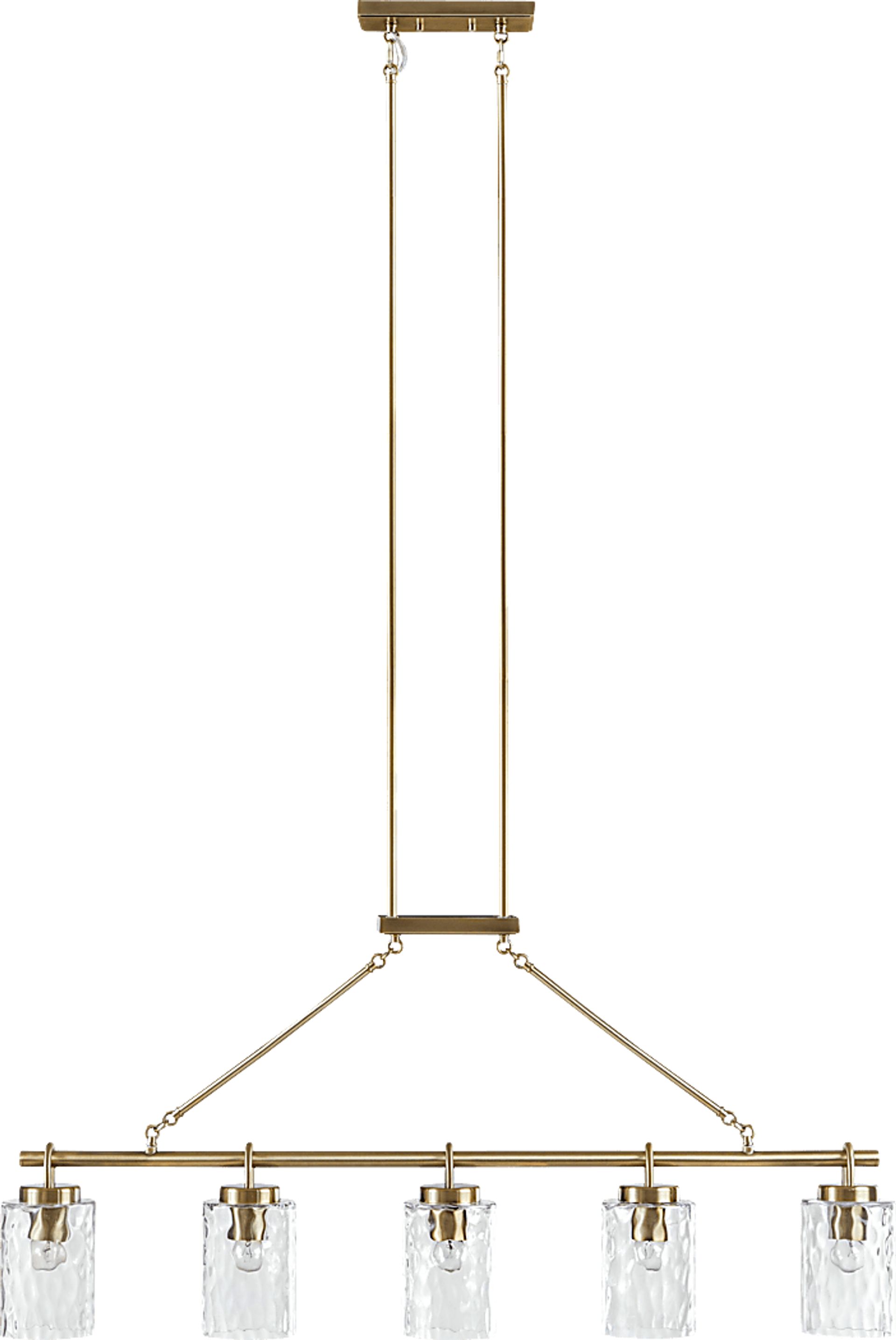 Amity Park Brass Chandelier - Image 1
