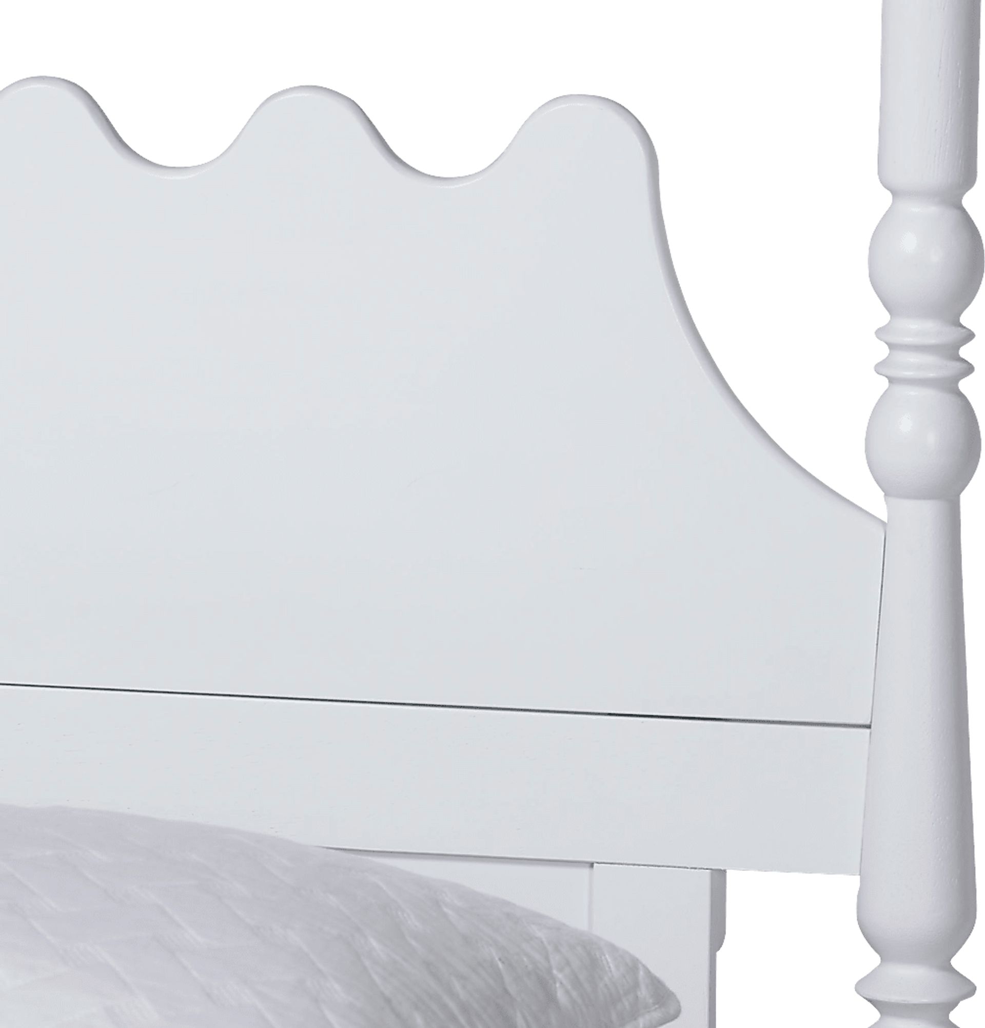 Amlai White Queen Platform Bed - Image 6