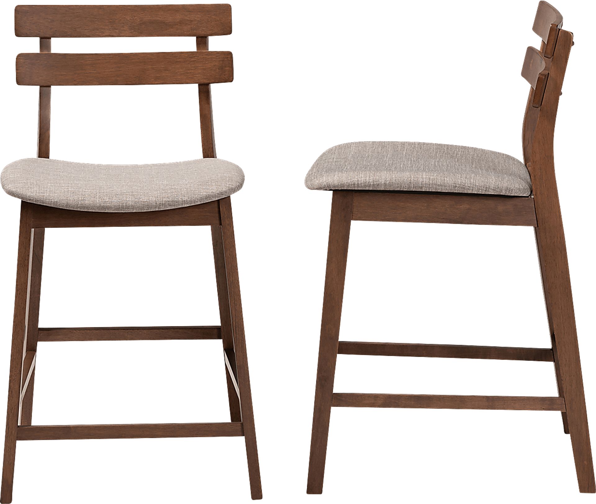 Ammerse Light Gray Counter Stool, Set of 2 - Image 3