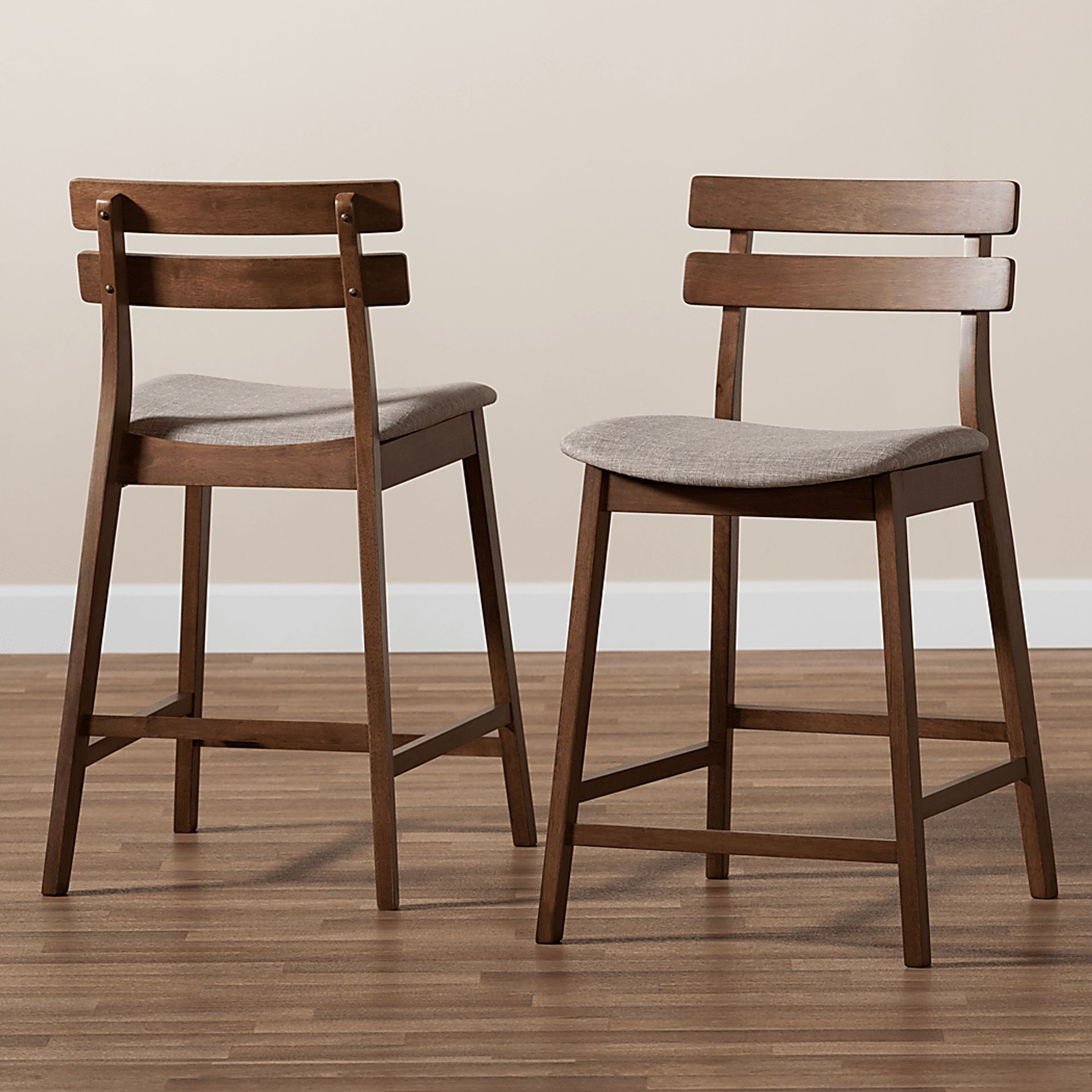 Ammerse Light Gray Counter Stool, Set of 2 - Image 8