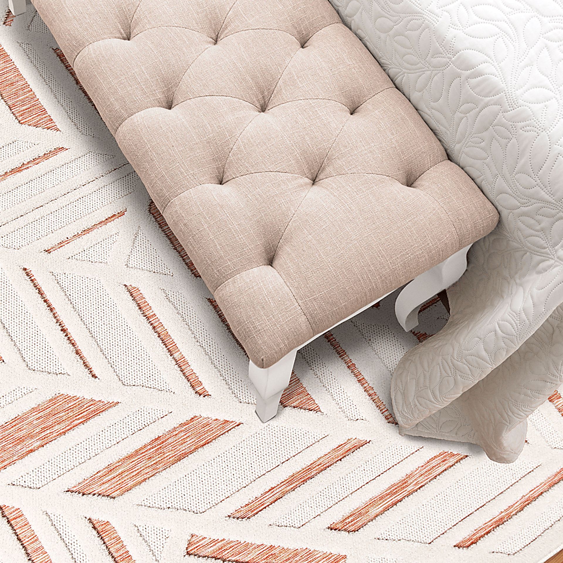 Ammie Orange 5'3 x 7'6 Rug - Image 3