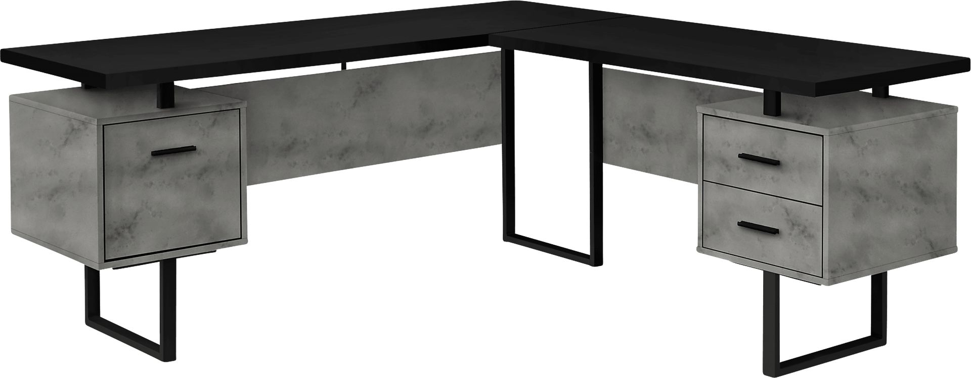 Ammonett Gray Desk - Image 1