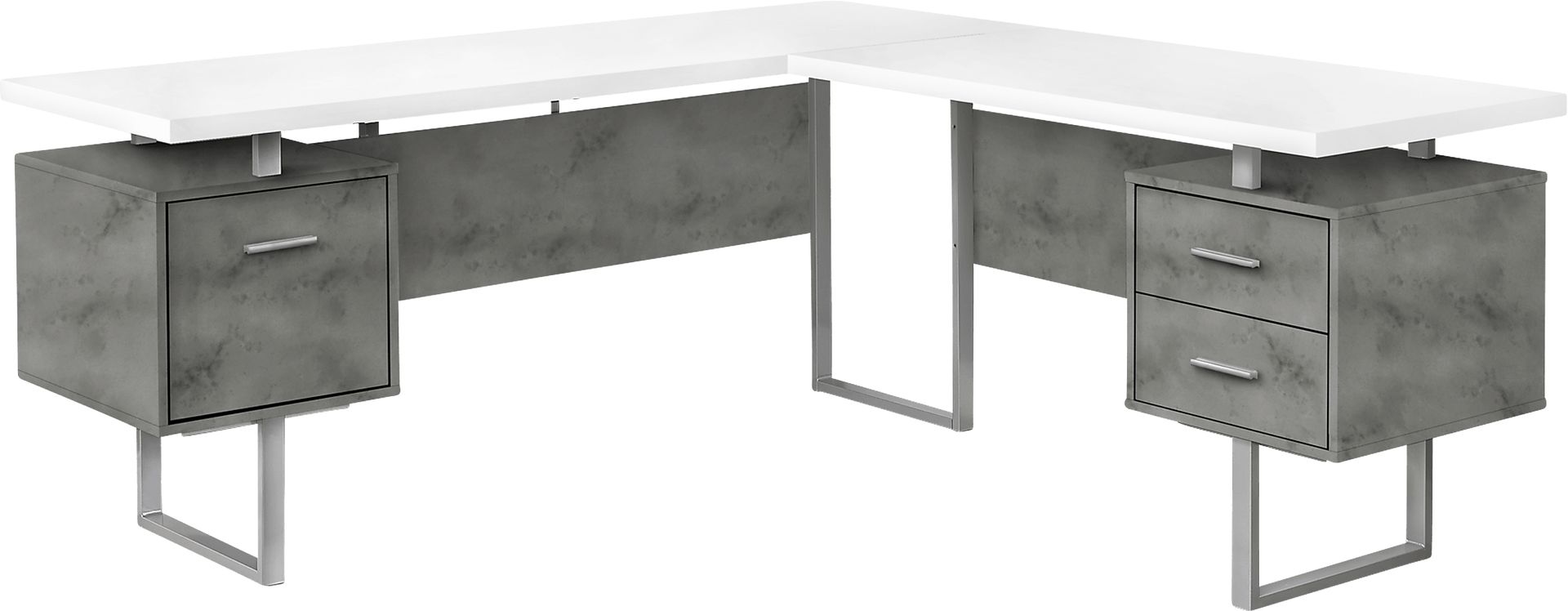 Ammonett Silver Desk - Image 1