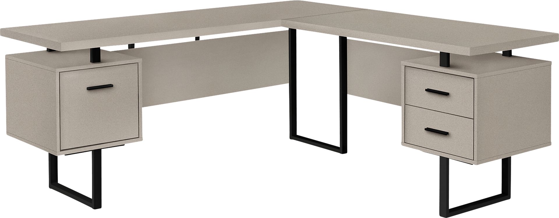Ammonett Taupe Desk - Image 1