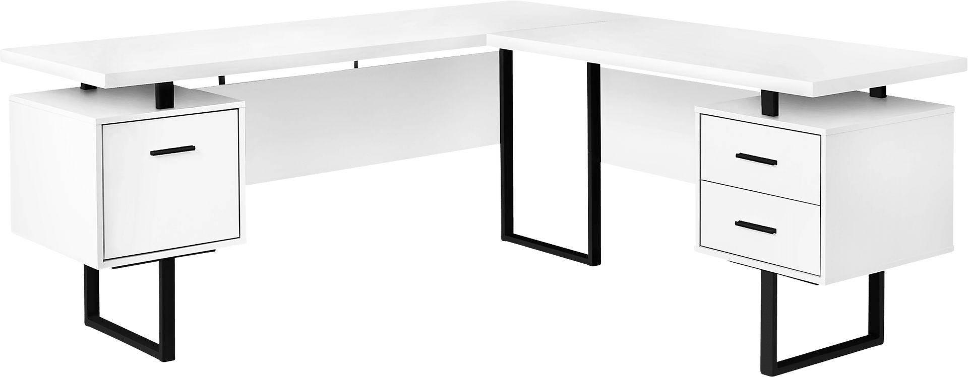 Ammonett White Desk - Image 1