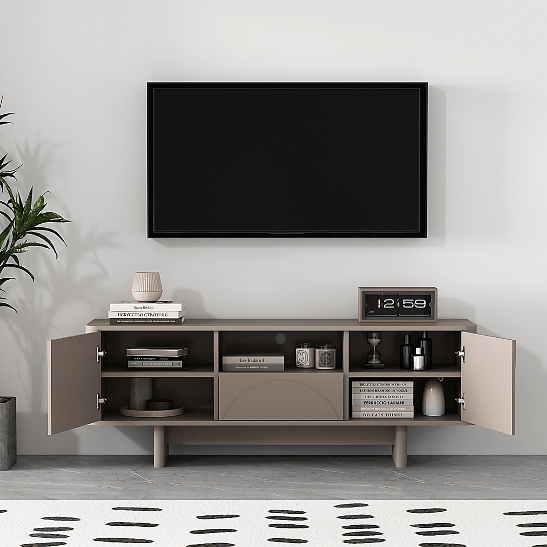 Ammons Brown 59.5 in. Console - Image 3