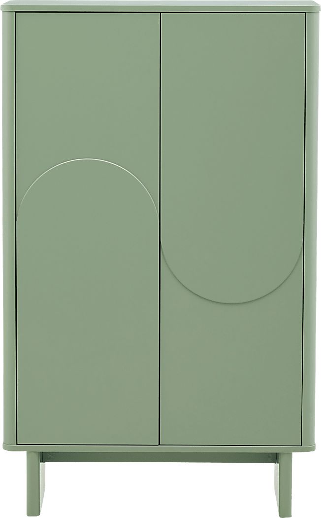 Ammons Green Accent Cabinet - Thumbnail 4