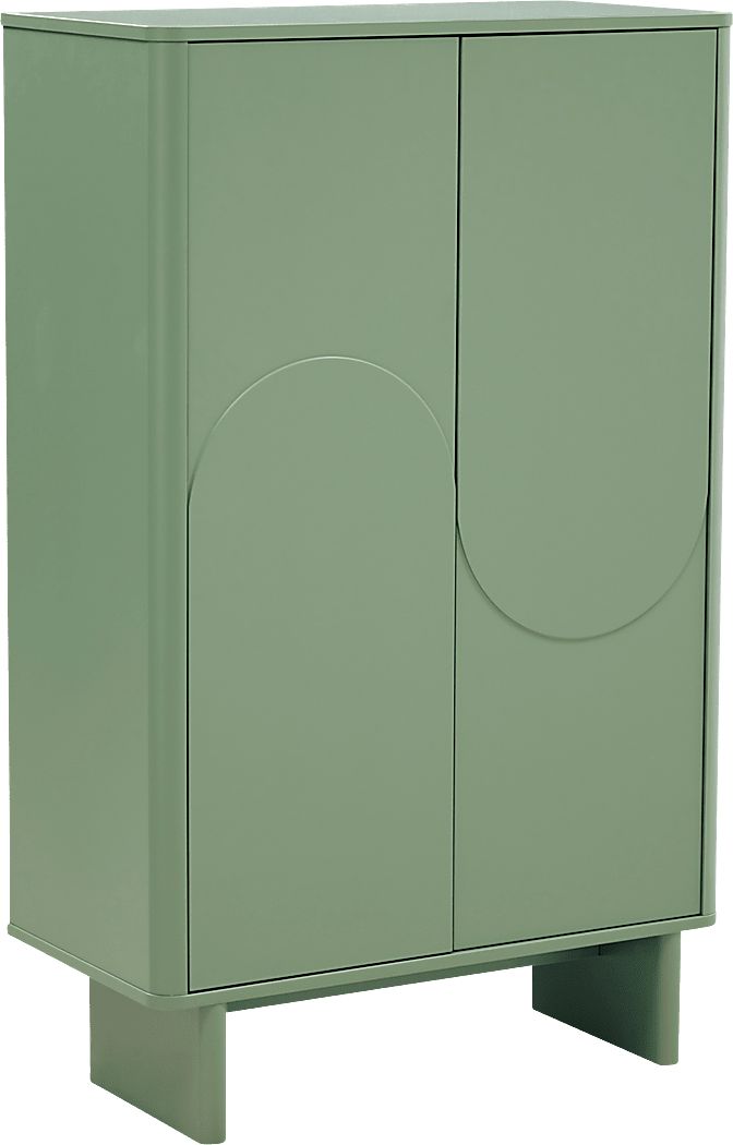 Ammons Green Accent Cabinet
