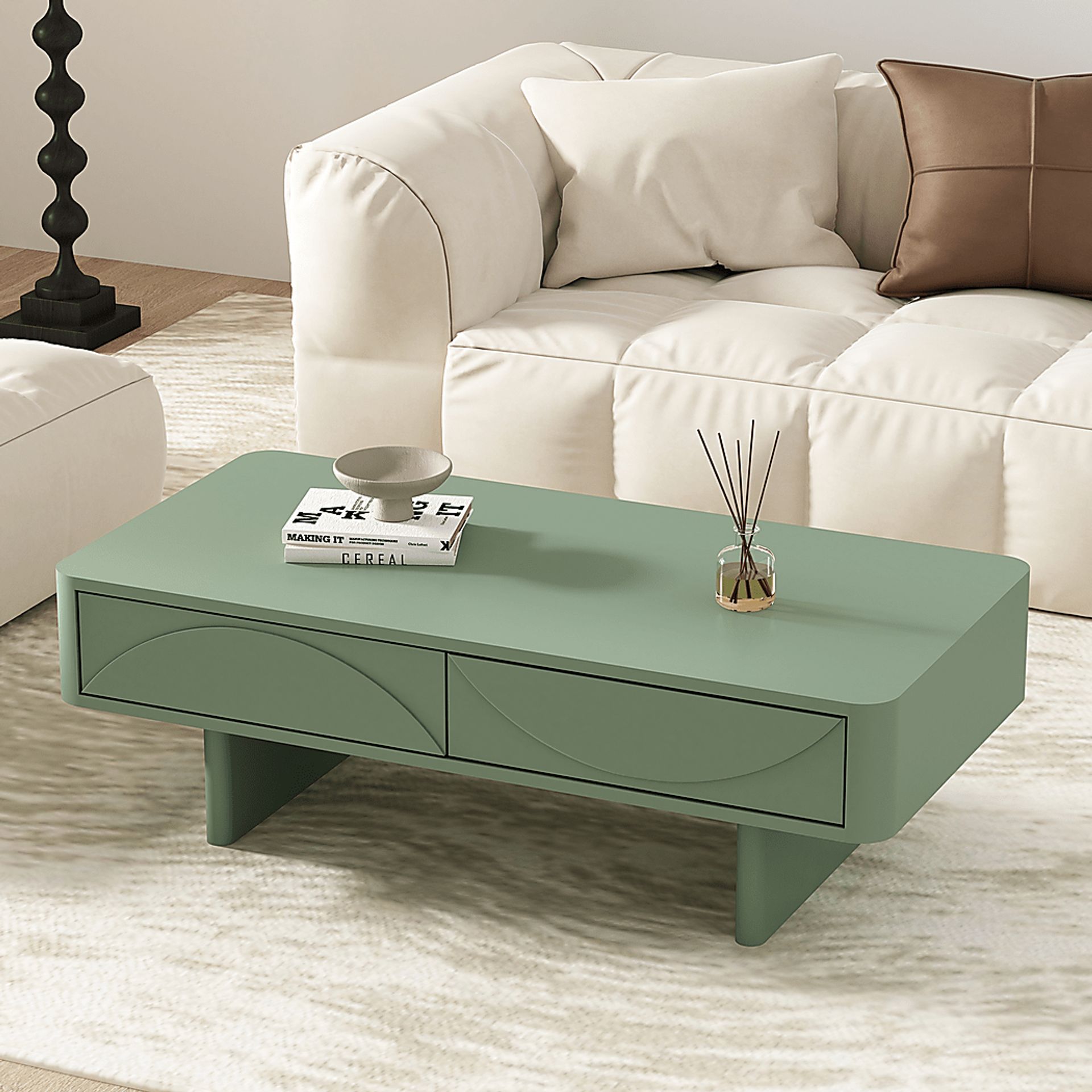 Ammons Green Cocktail Table - Image 2