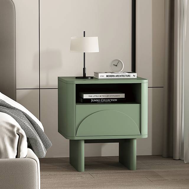 Ammons Green Nightstand - Thumbnail - Image 2