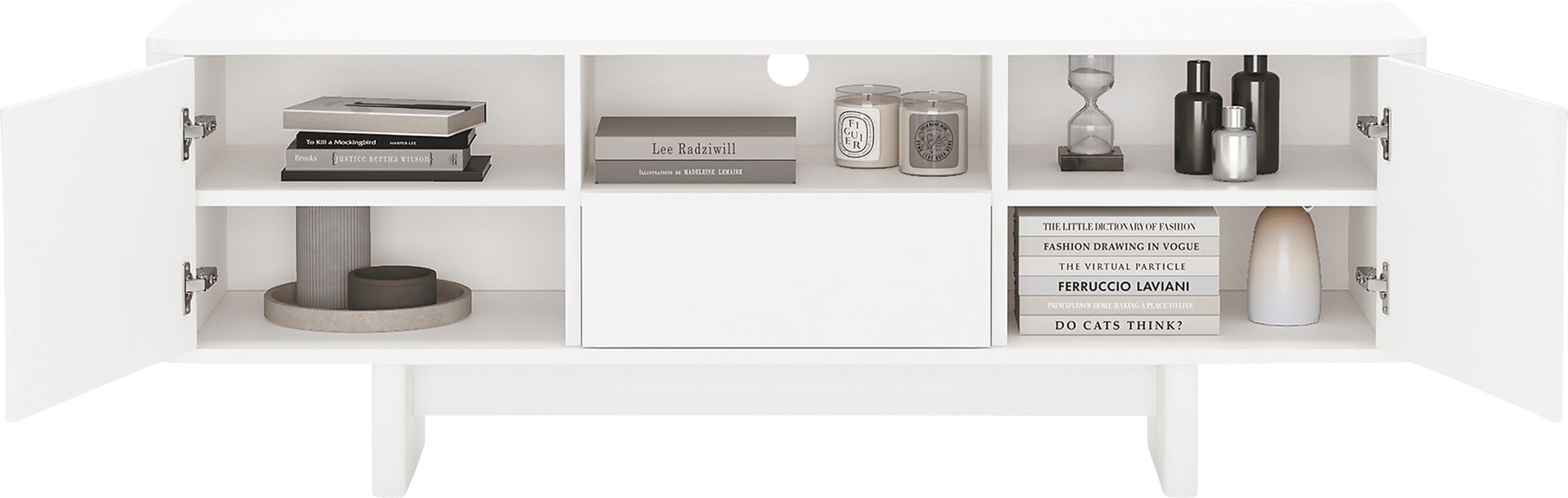 Ammons White 59.5 in. Console - Image 12