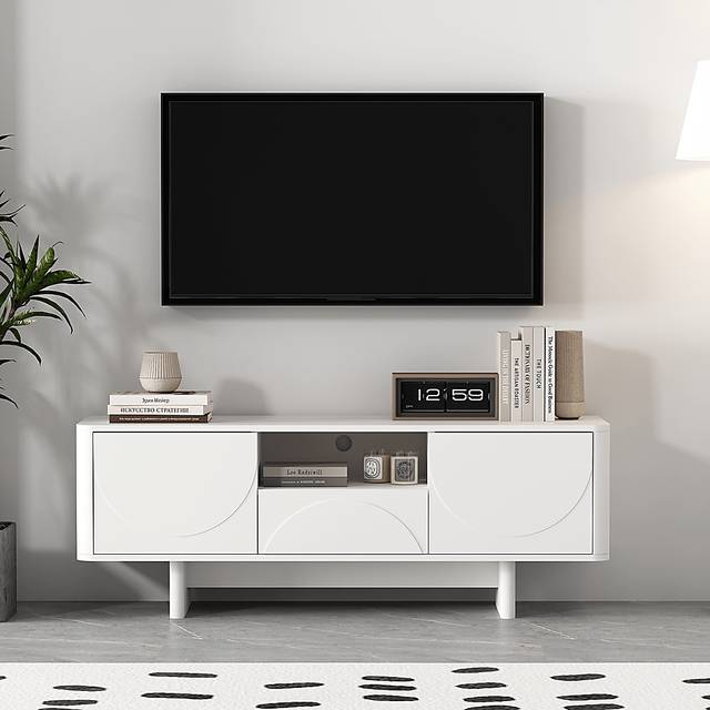 Ammons White 59.5 in. Console - Thumbnail - Image 2
