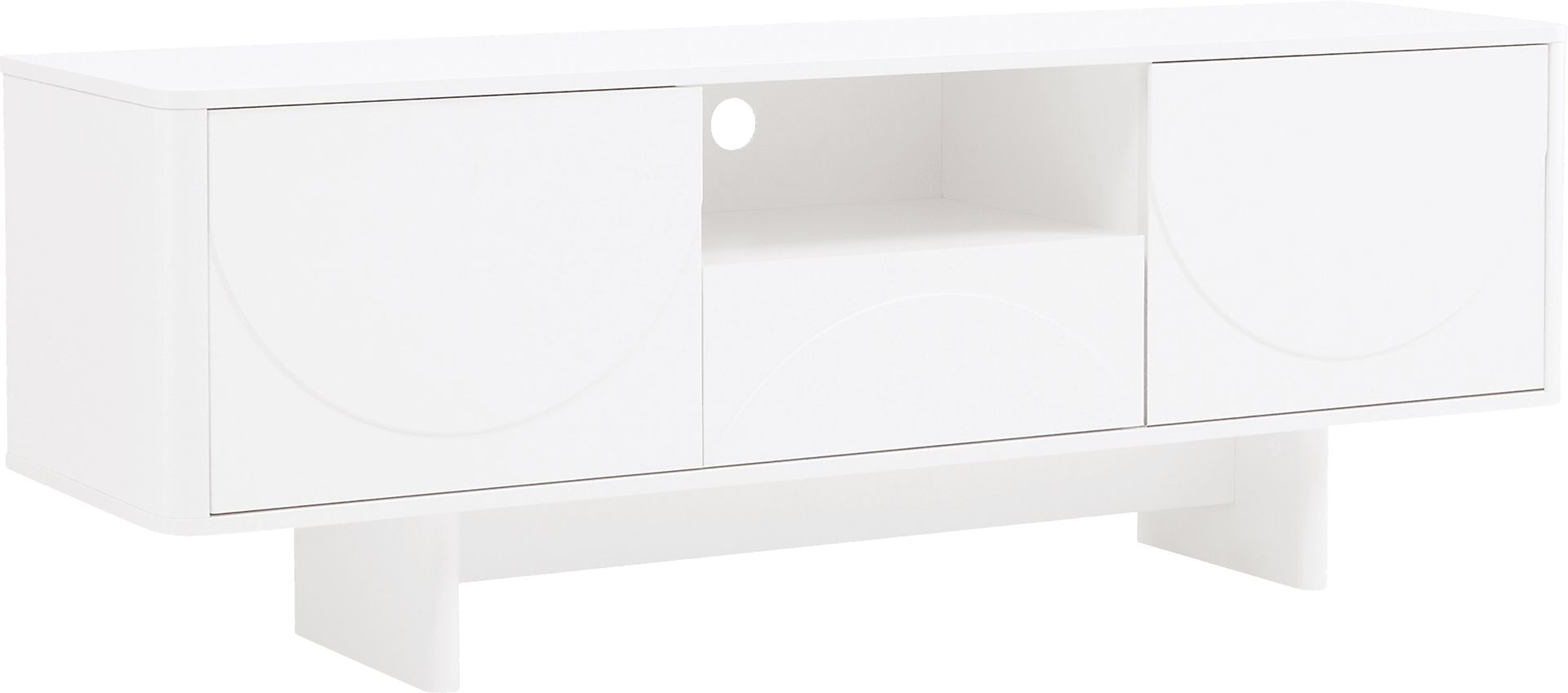 Ammons White 59.5 in. Console - Image 1