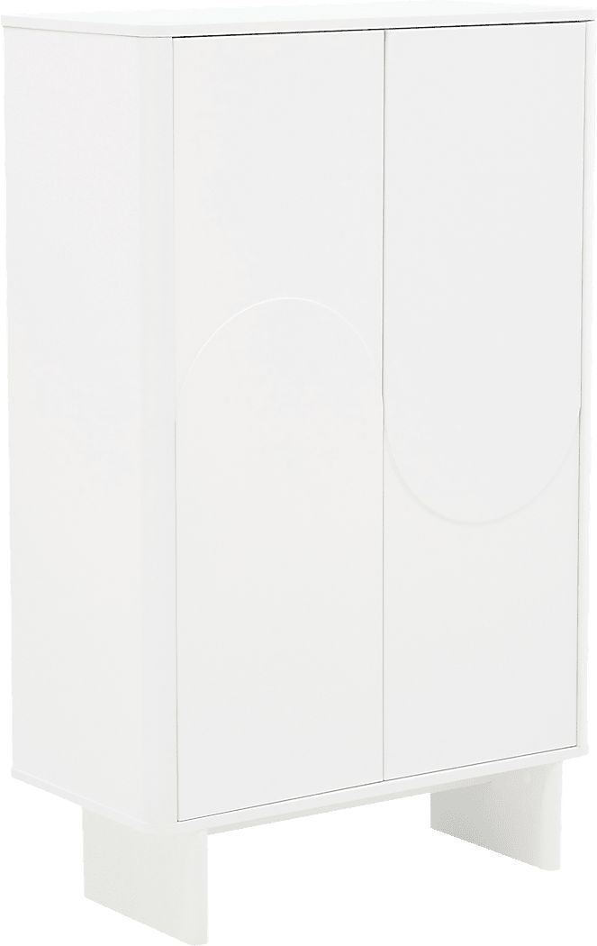 Ammons White Accent Cabinet