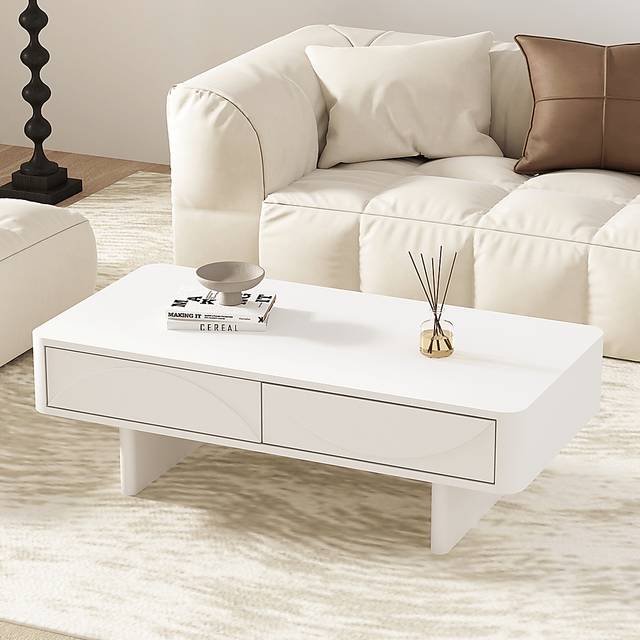 Ammons White Cocktail Table - Thumbnail - Image 2