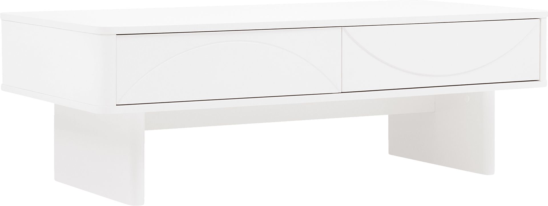 Ammons White Cocktail Table - Image 1
