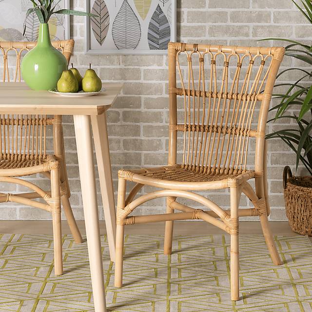 Amniora Brown Side Chair Set of 2 - Thumbnail - Image 2