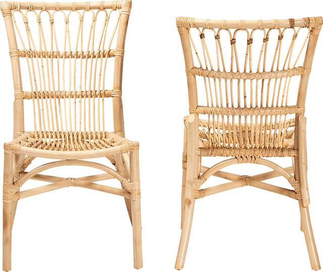 Amniora Brown Side Chair Set of 2 - Thumbnail - Image 3