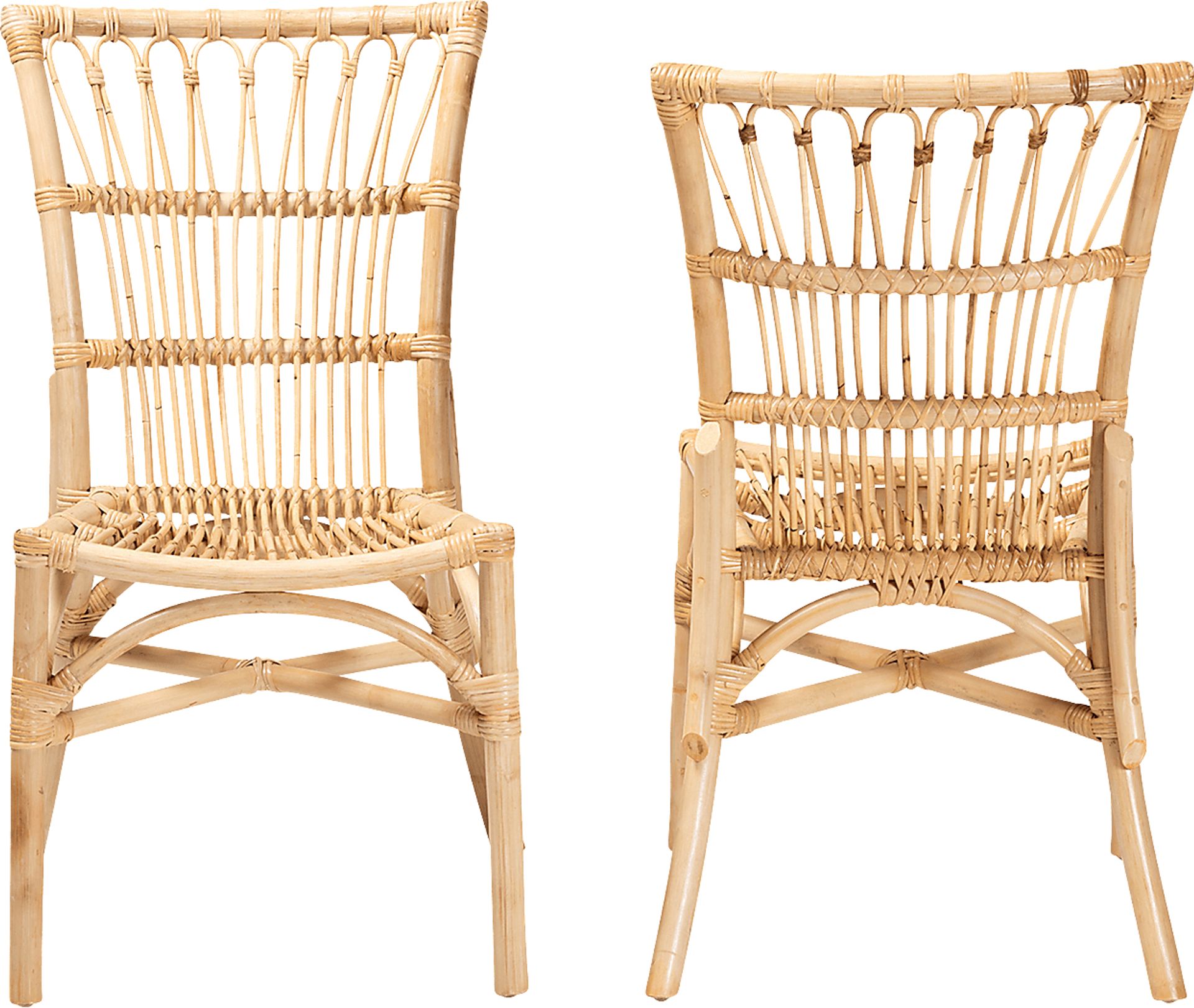 Amniora Brown Side Chair Set of 2 - Image 3