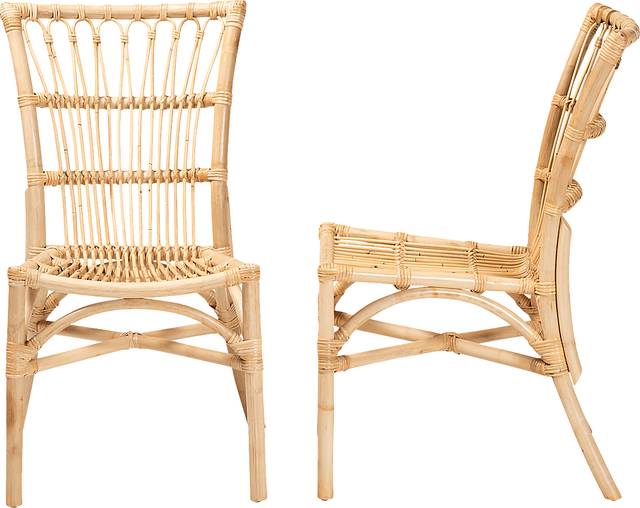 Amniora Brown Side Chair Set of 2 - Thumbnail - Image 4