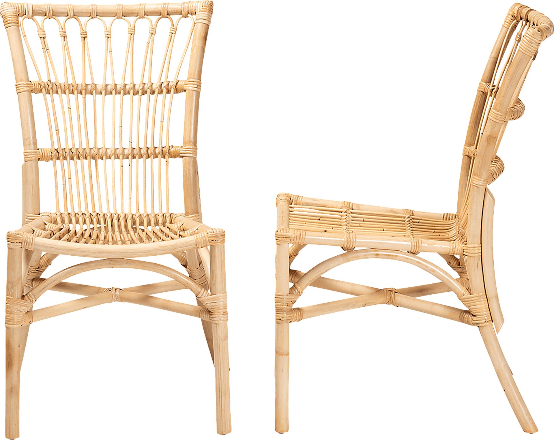 Amniora Brown Side Chair Set of 2 - Image 4