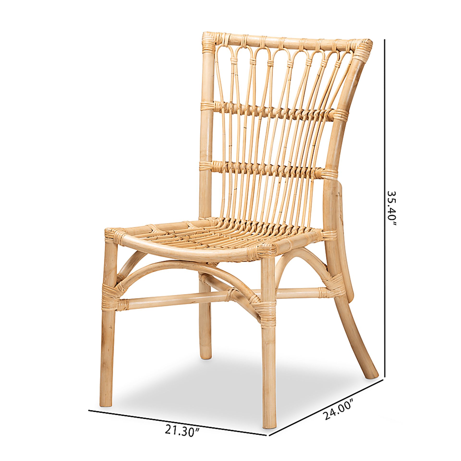 Amniora Brown Side Chair Set of 2 - Image 9