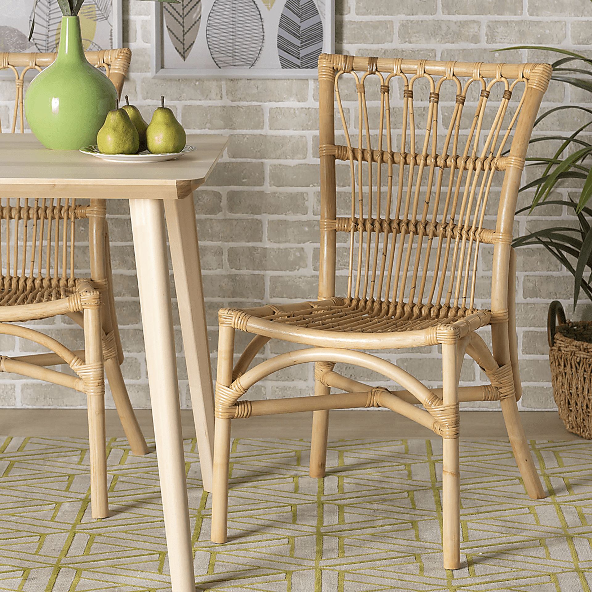 Amniora Natural Dining Chair - Image 2