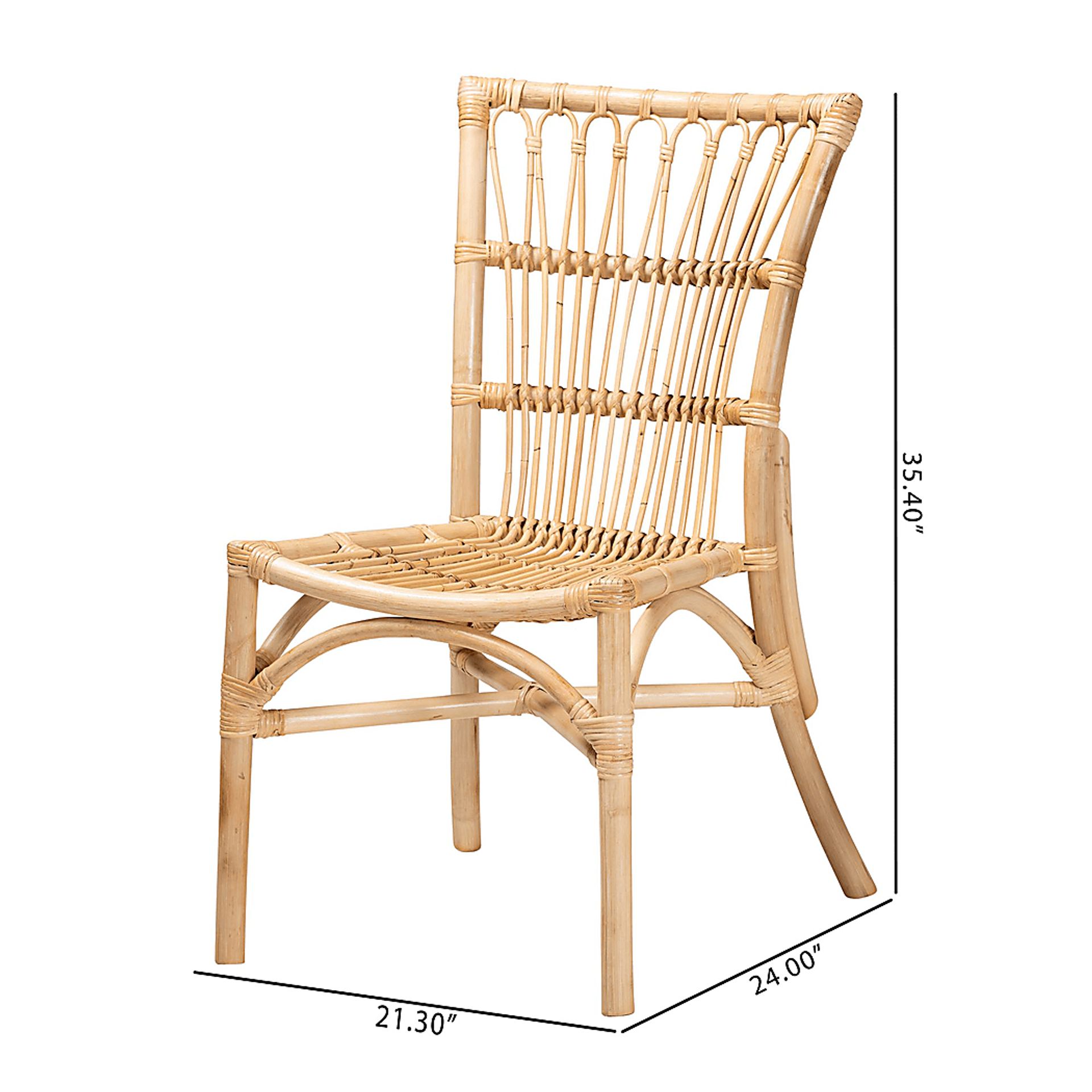 Amniora Natural Dining Chair - Image 10