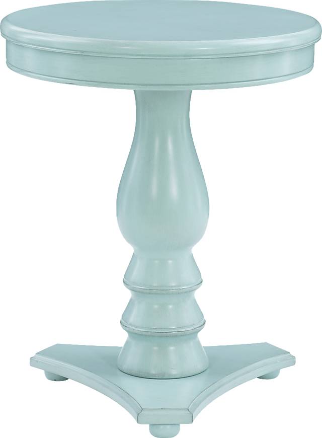Amorette Blue Accent Table - Thumbnail - Image 2