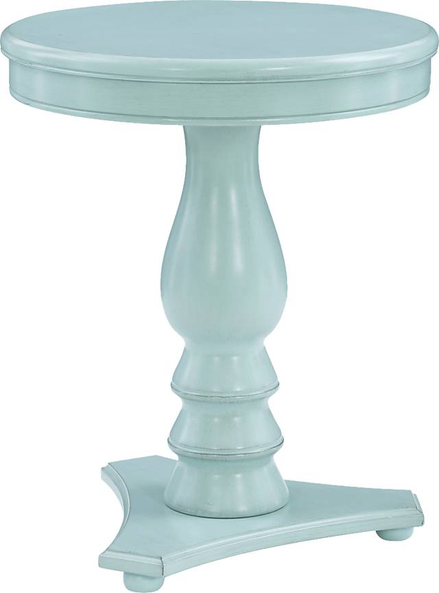 Amorette Blue Accent Table - Thumbnail - Image 1