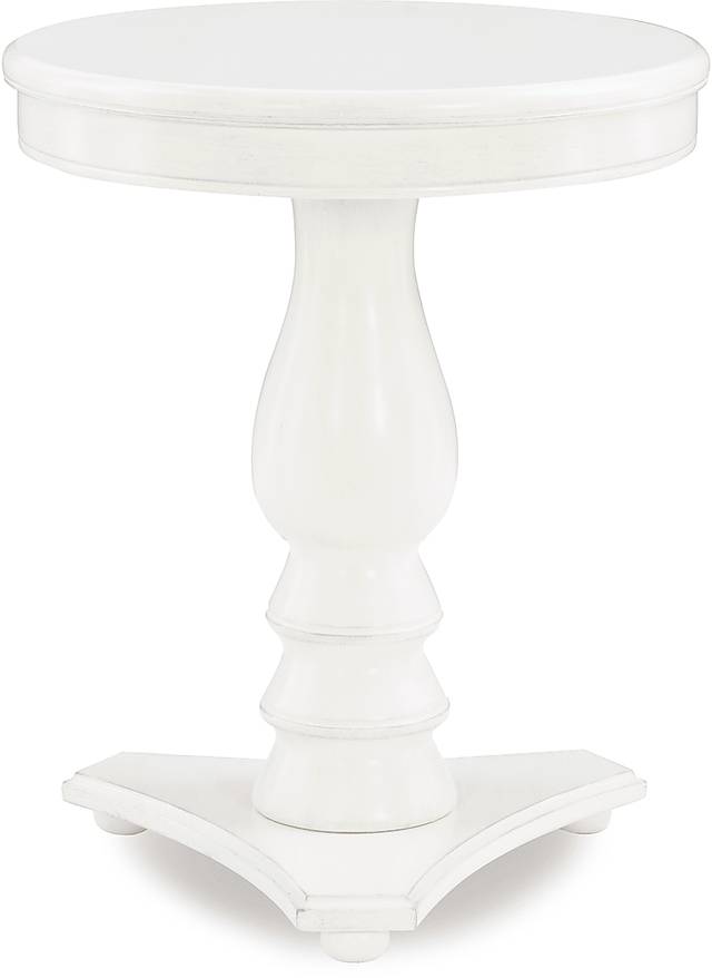 Amorette White Accent Table - Thumbnail - Image 4