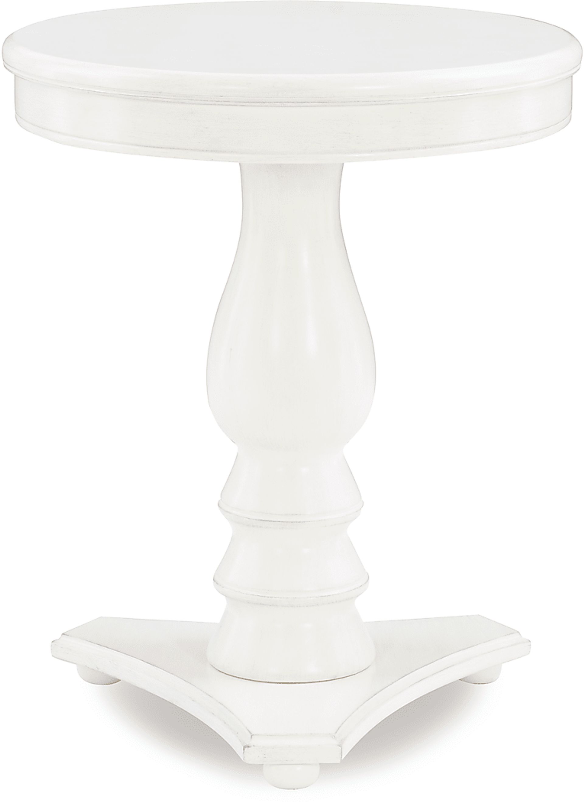 Amorette White Accent Table - Image 4