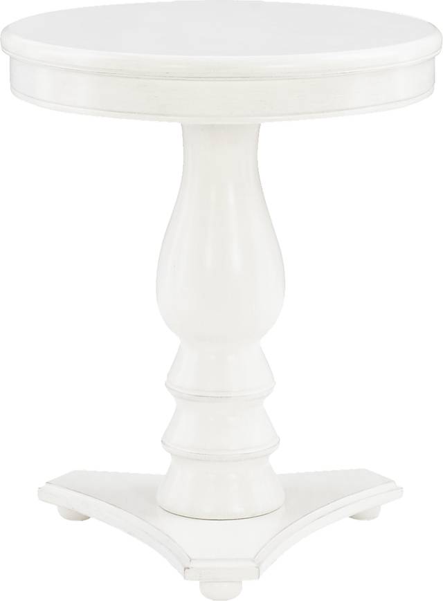 Amorette White Accent Table - Thumbnail - Image 2