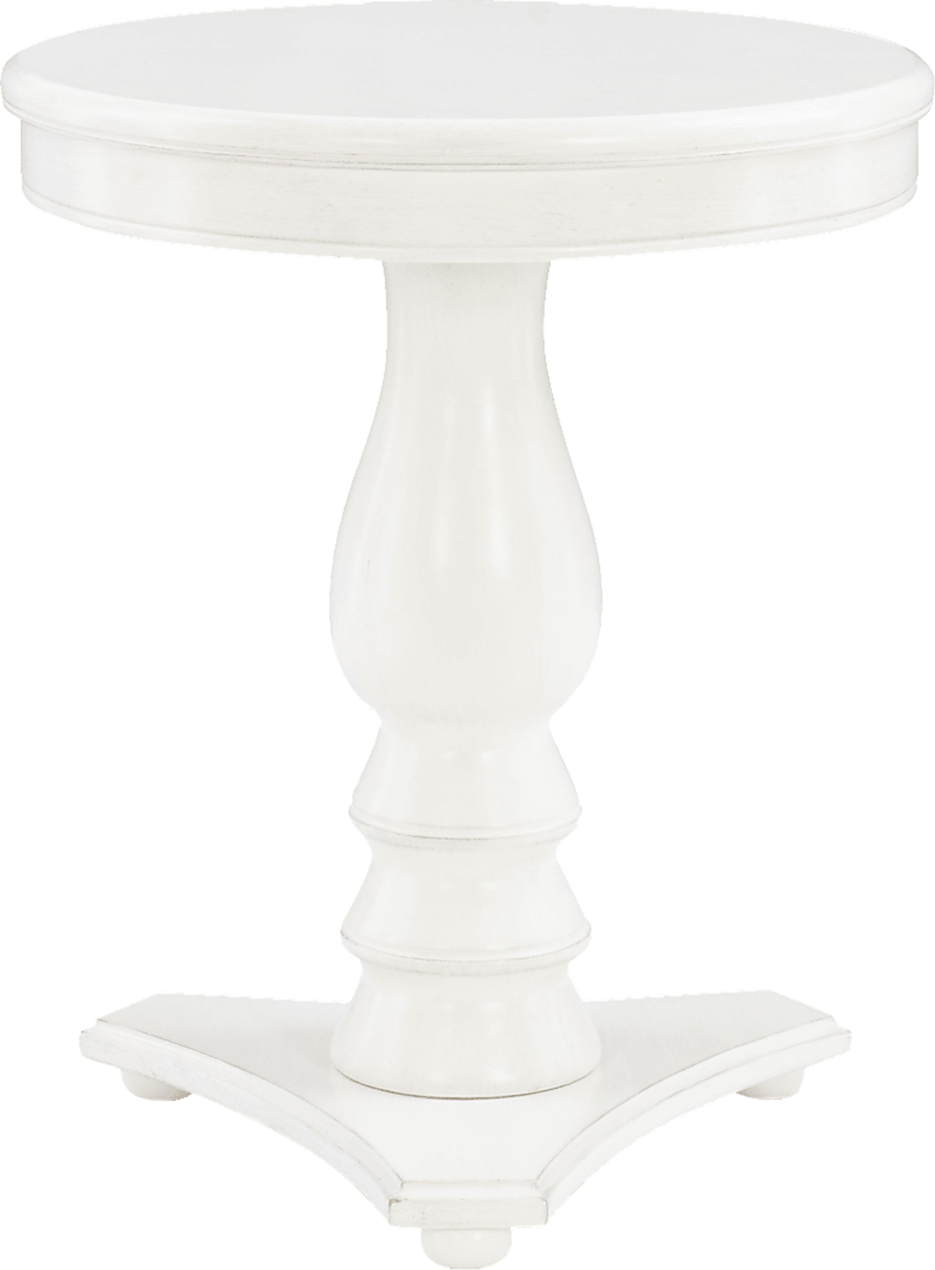 Amorette White Accent Table - Image 2