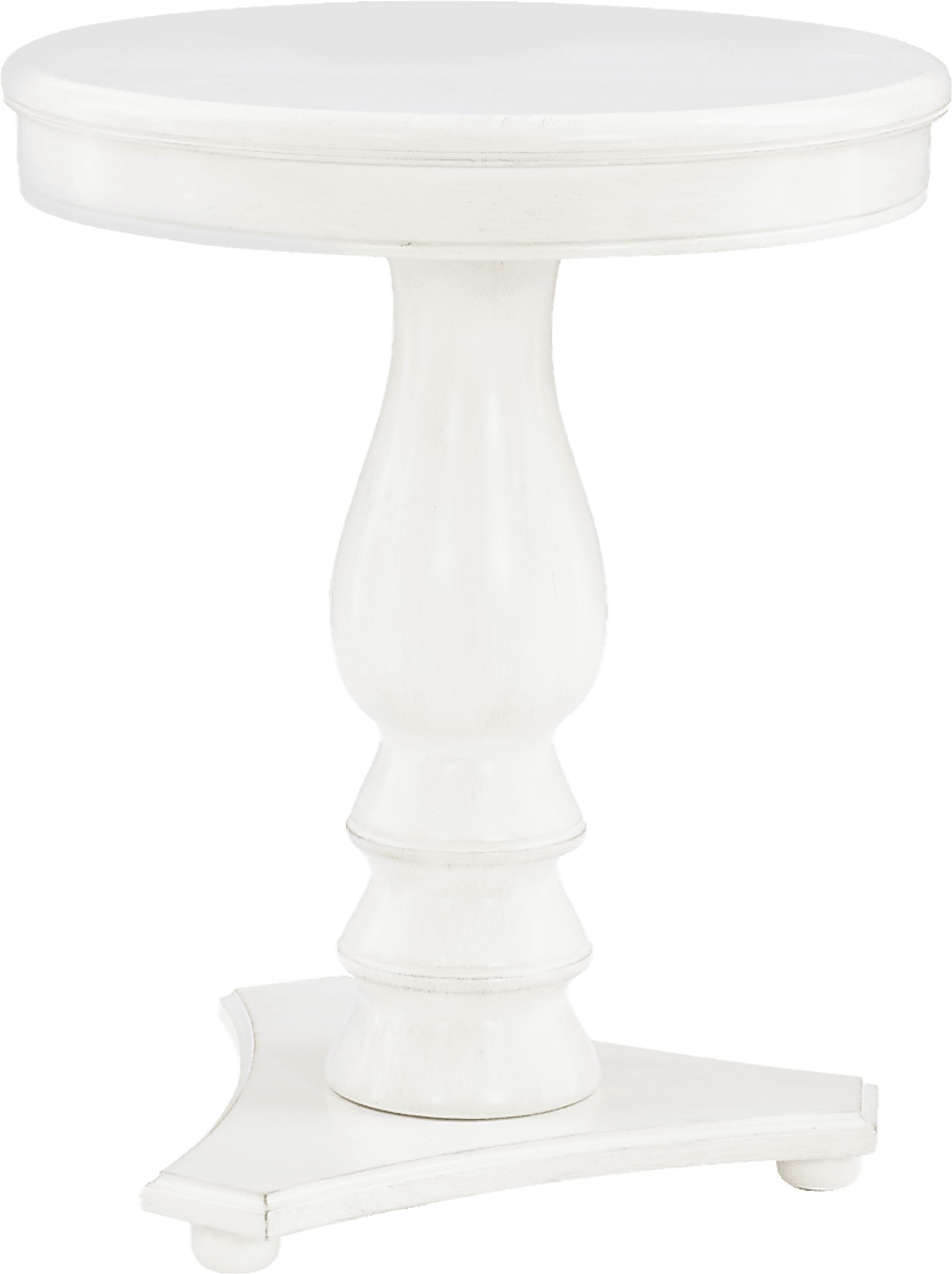Amorette White Accent Table - Image 1