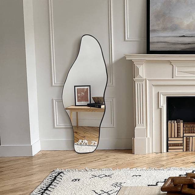 Amoroe I Black Irregular Mirror - Thumbnail - Image 2