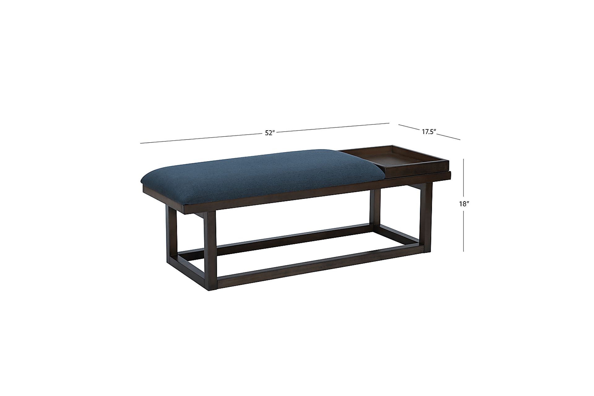 Amoroso Brown/Navy Bench - Image 11