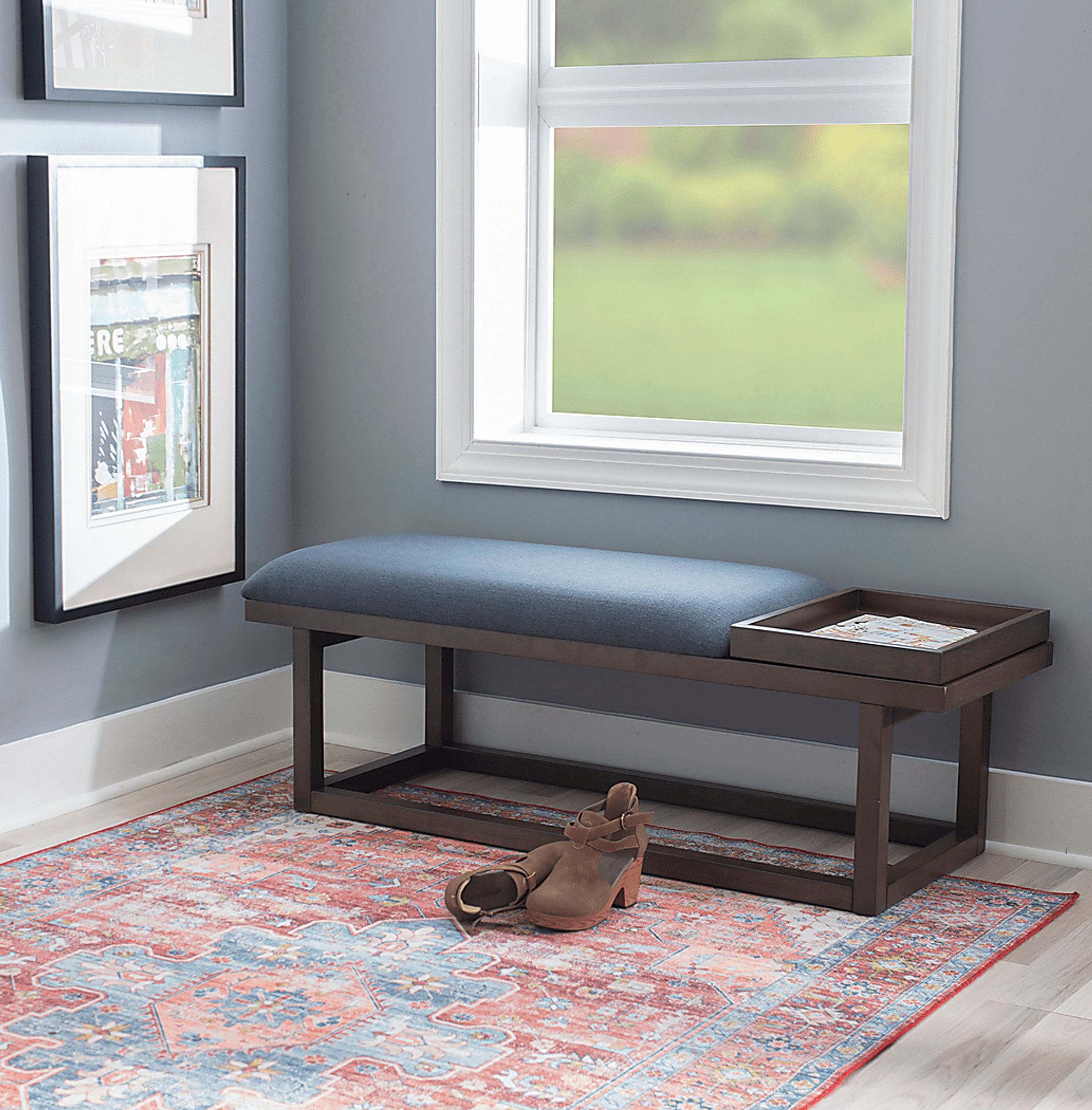 Amoroso Brown/Navy Bench - Image 2