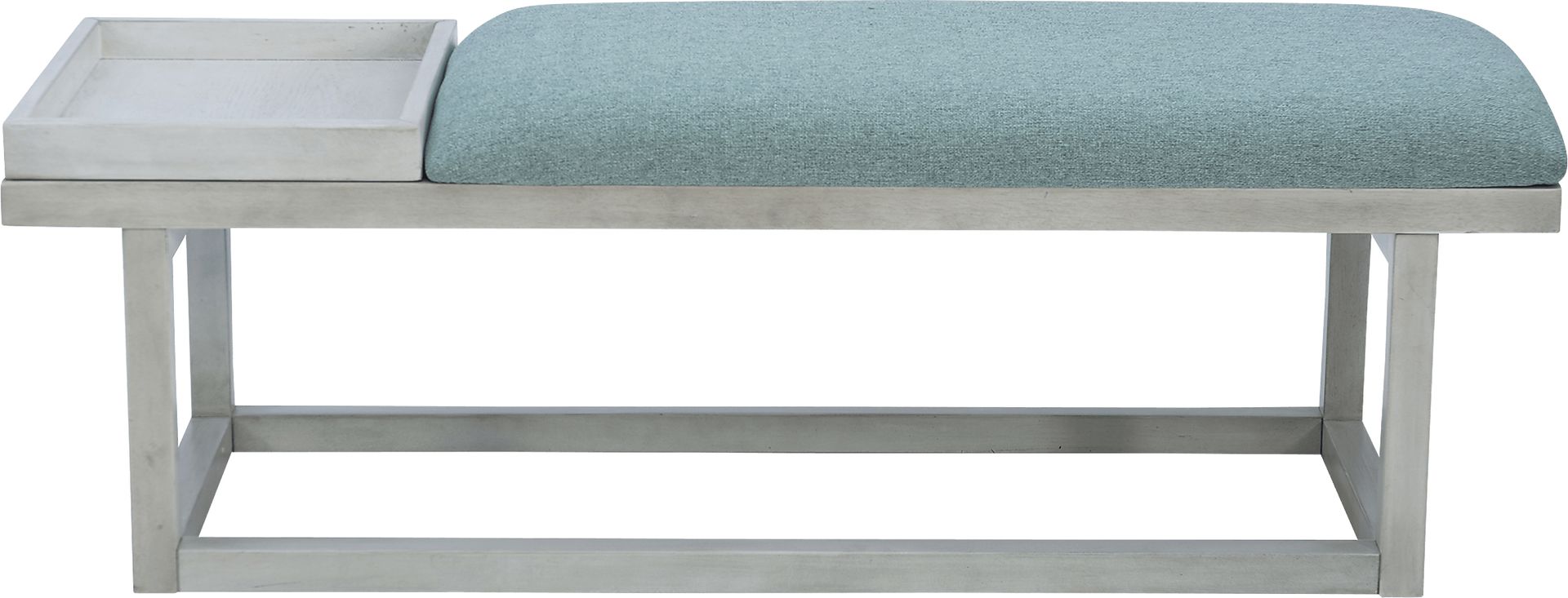 Amoroso White/Aqua Bench - Image 3