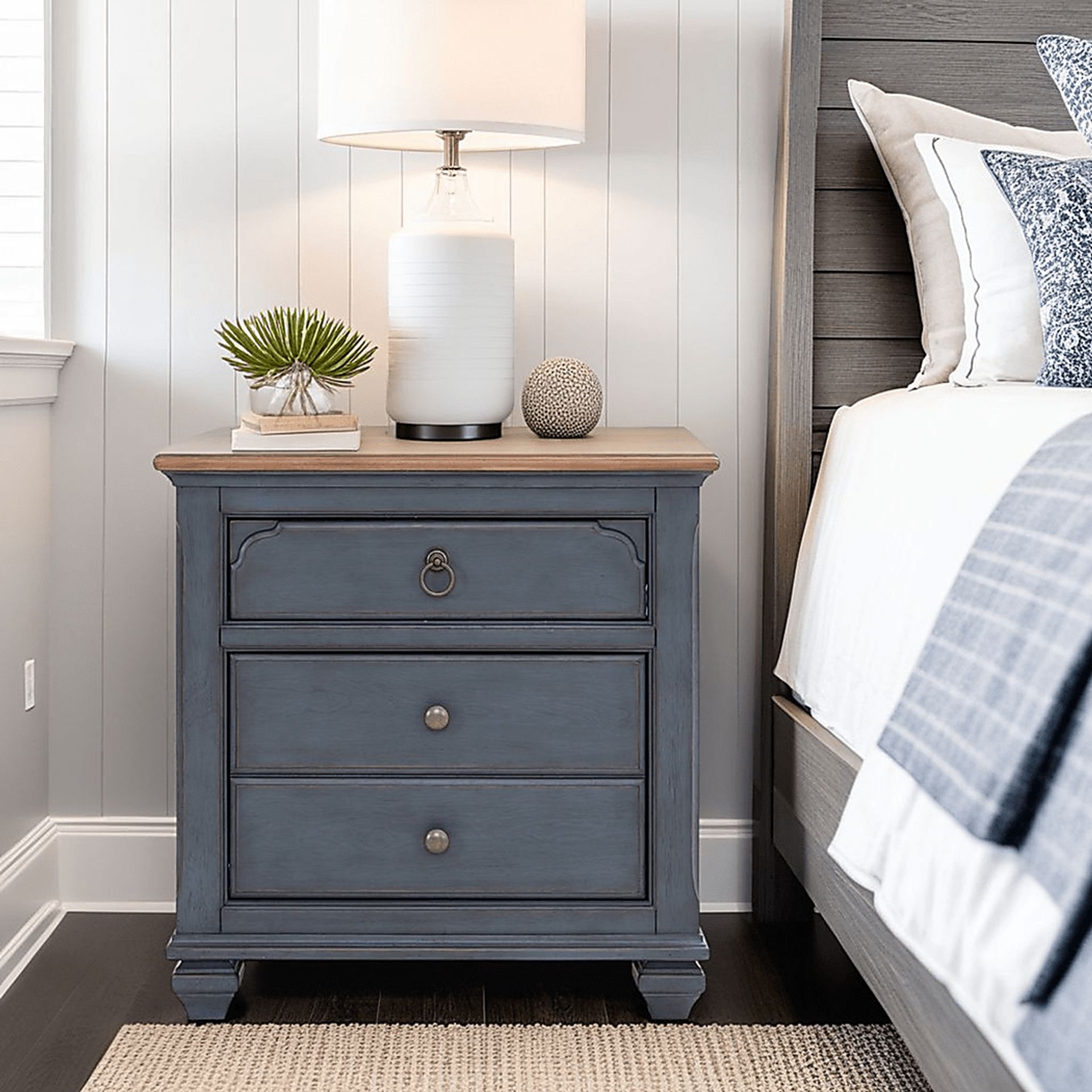 Amoyr Blue Nightstand - Image 7