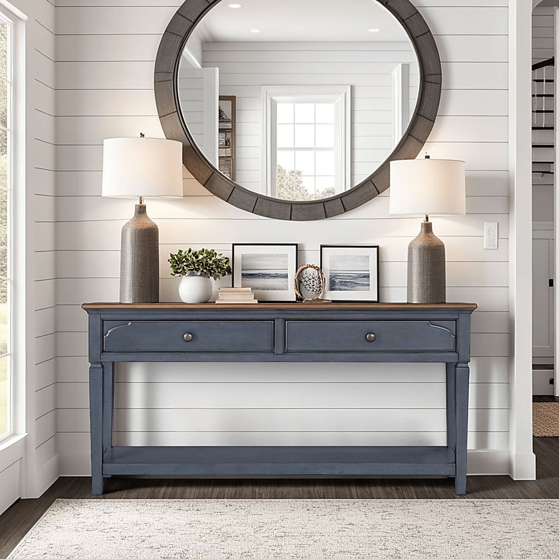 Amoyr Blue Sofa Table - Image 2