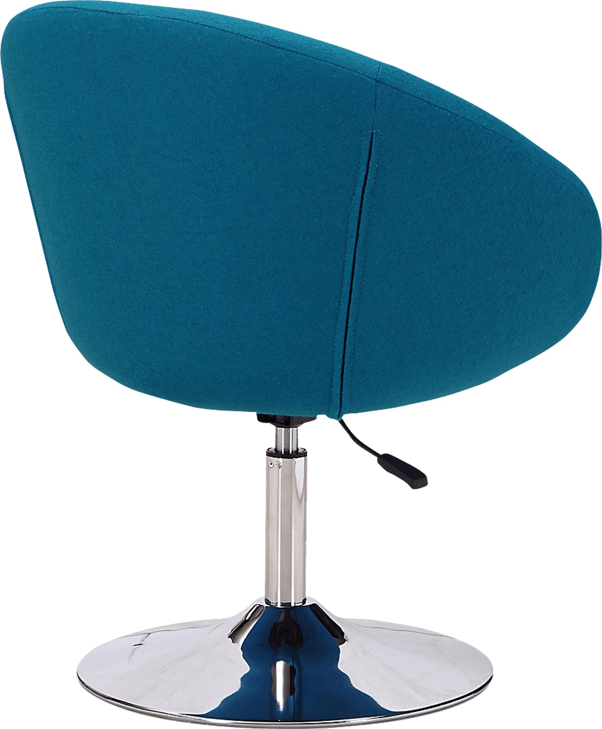 Amparoo Blue Swivel Accent Chair - Image 4