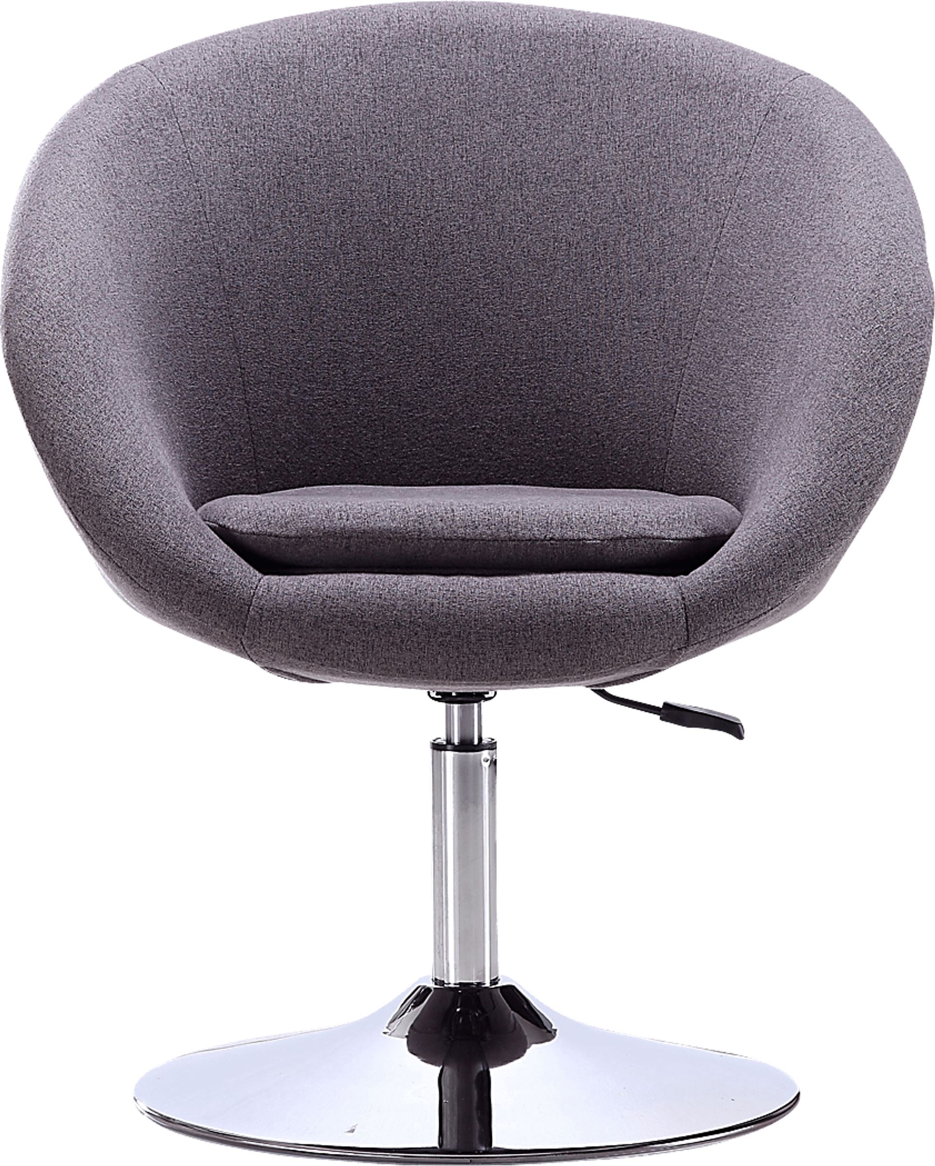 Amparoo Gray Swivel Accent Chair - Image 1